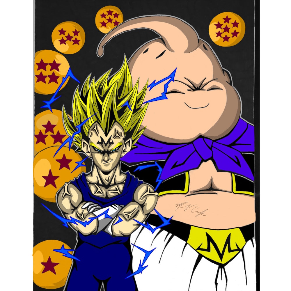 PRINTS Dragonball GT Baby/baby Vegeta Portrait -  Finland