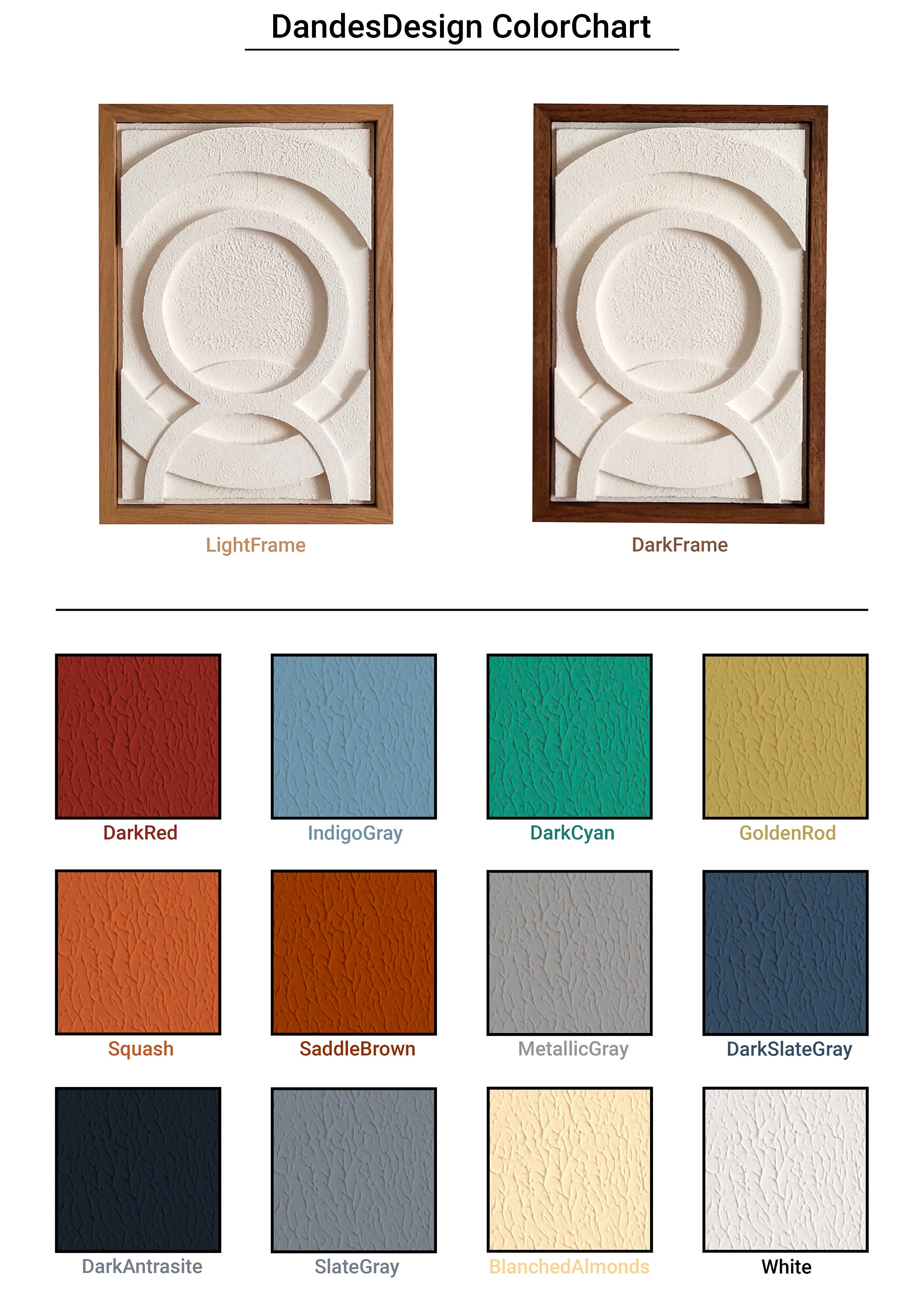 Wooden Framed Wall Art, Textured Wall Art, Sculptural Wall Art, Plaster