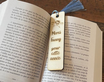 Marcador personalizado para mamá, maestra, ATSEM y como regalo de fin de año