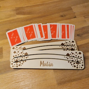 Support jeux de cartes personnalisable pour toute la famille