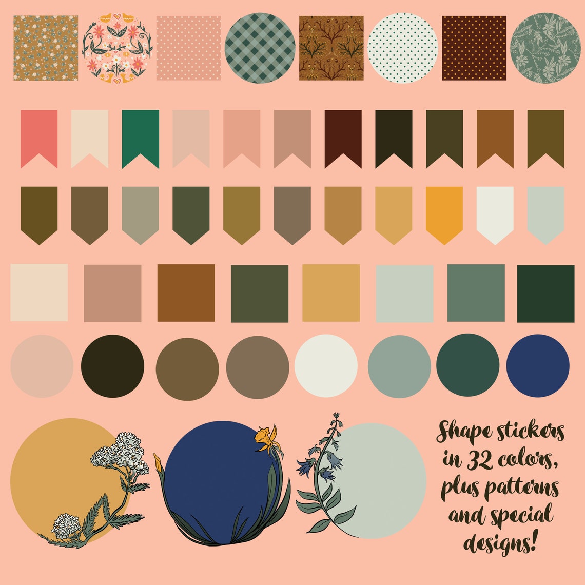 1700+ Cottagecore Digital Stickers PNG for Goodnotes, Onenote, iPad ...