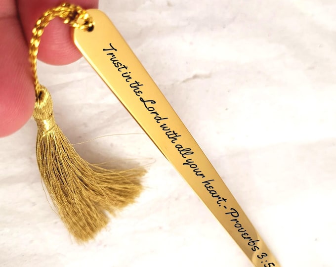 Christian BOOKMARKS - Trust in the Lord with all your heart. – Proverbs 3:5