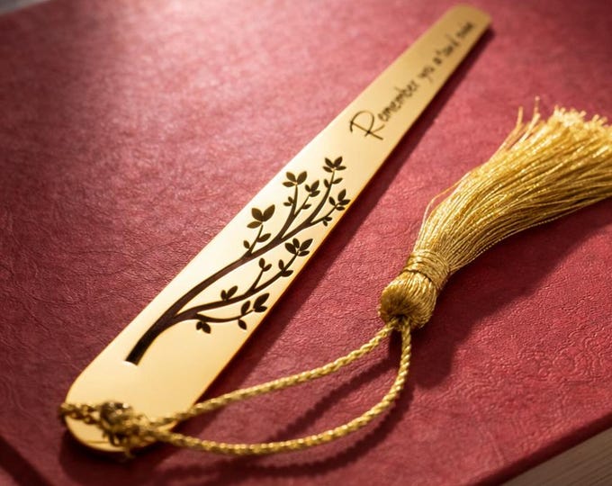 Remember You are Strong and Beautiful engraved bookmark – Inspirational Gift for Her