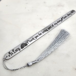 Personalized Retirement Bookmark - Thank you for being part of my story. Best Retirement Gifts