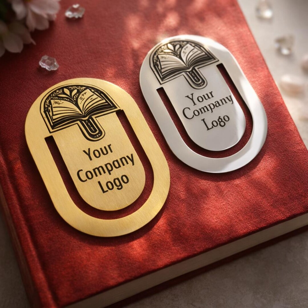 Custom Logo Personalized Bookmark. Corporate Gift Bookmarks. Event ...