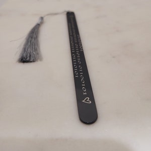 Your Custom Binary Code Message Gift Bookmark Engraved. Gift for Son Brother Sister Mother Father Daughter. image 9