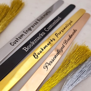 Personalized Bible Bookmark, Bible Verse Engraving, Bookworm Gift, Mom Gift, Birthday Gift for her