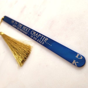 Outstanding & Meaningful Retirement Gifts - Bookmark for Men Women Coworker Dad Mom parents Teachers Lawyers Boss Friend