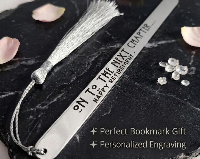 Retirement Gifts - Bookmark for Men Women Coworker Dad Mom parents Teachers Lawyers Boss Friend