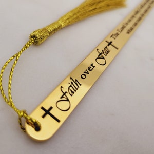 PSALM 118:6  Christian BOOKMARKS - The Lord is On My Side. I will not afear. What can man do unto me ? Metal Bookmark