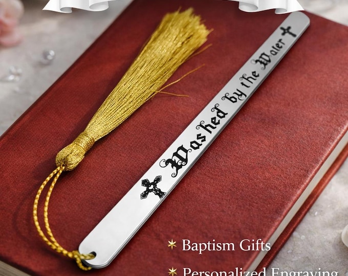 First Communion Gift | Baptism Gifts | Washed By The Water Bookmark