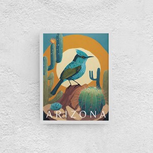 Instant Download Arizona State Bird Print | Cactus Wren