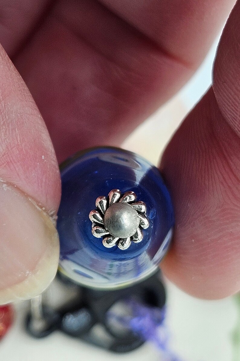 Handmade Stitch Markers, Made From Glass Beads and Metal Findings