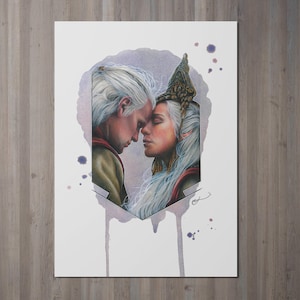 Daemon & Rhaenyra, A4 Print, Artprint