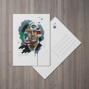 Joker, A6 Postcard, Artprint