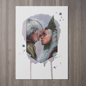 Daemon & Rhaenyra, A4 Print, Artprint