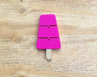 popsicle, 3d printed fidget, articulated 3d printed gifts, articulated fidget gift, summer gift basket, end of year gifts for students