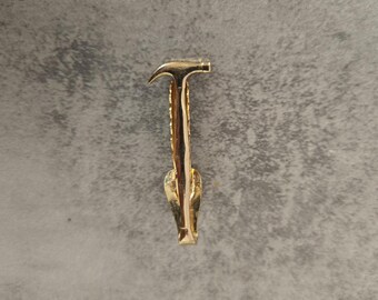 Hammer Tie Clip, Tie Bar, Lapel Clip, Tie Pin, Construction, DIYer, Gift, Jewelry, Accessori