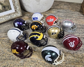 NCAA 1990's Riddell Big Ten Mini Pocket College Football Team Helmet