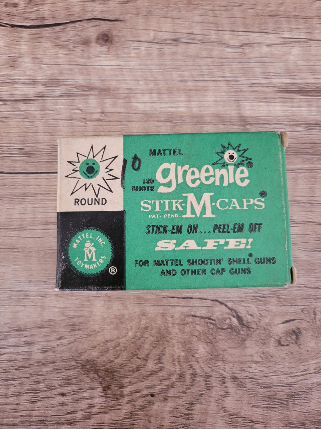 Mattel Greenie Stickmcaps for Shootin' Shell Cap Guns Etsy