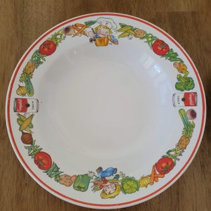 Campbell&#39;s Soup Co. Oringial Soup 8&quot; Bowls by Westwood, 1996 set of 4, Tableware, Seving, Kitchen, Campbell&#39;s Kids, Lunch, Dinner, Gift