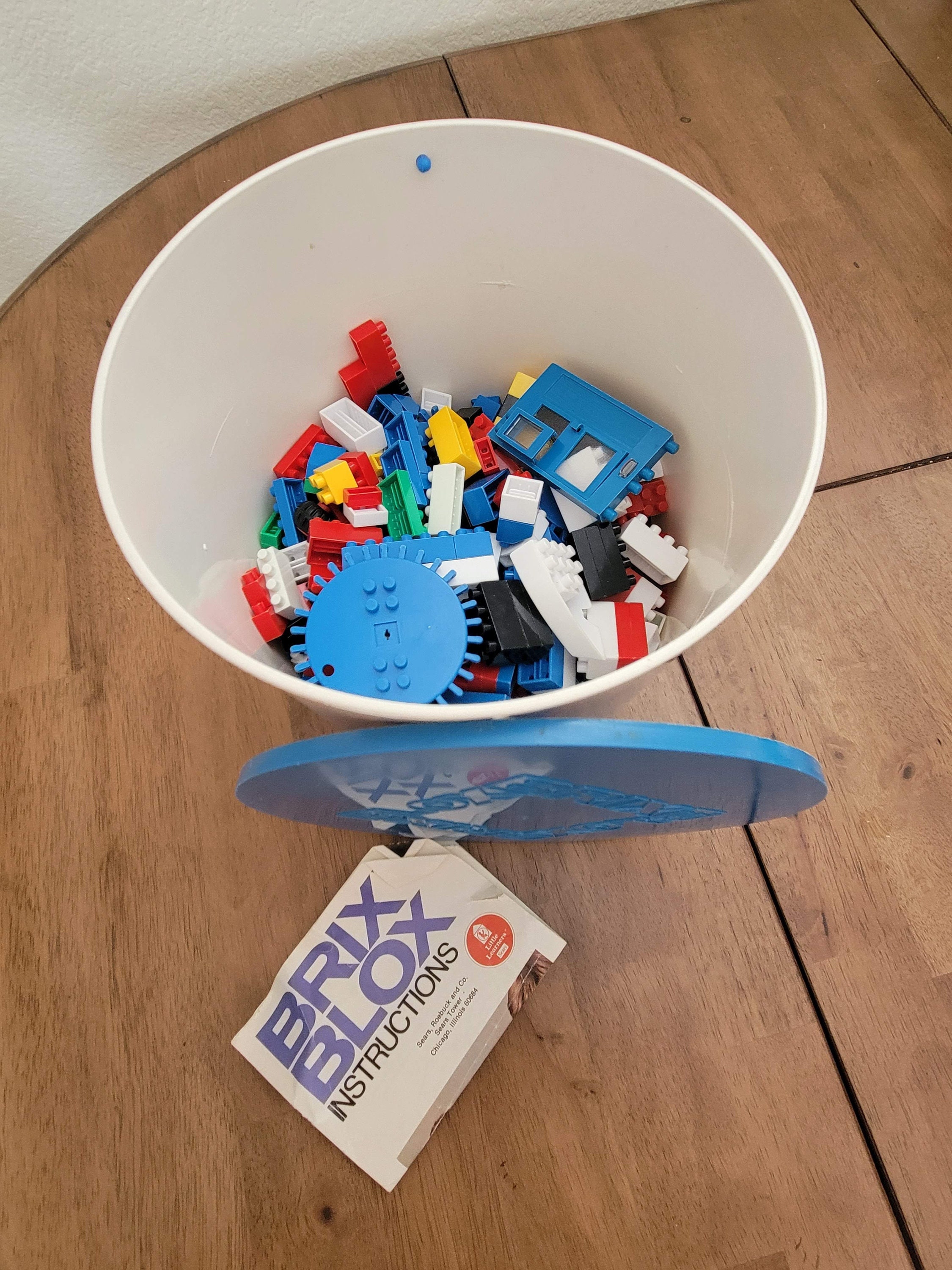 Vintage Sears 1980 Brix Blox Original Tub/bucket and Etsy