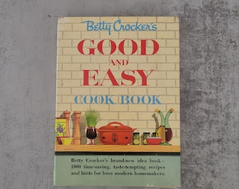 Livre de cuisine facile et bon de Betty Croker vintage 1954 | Recette | Cuisiner