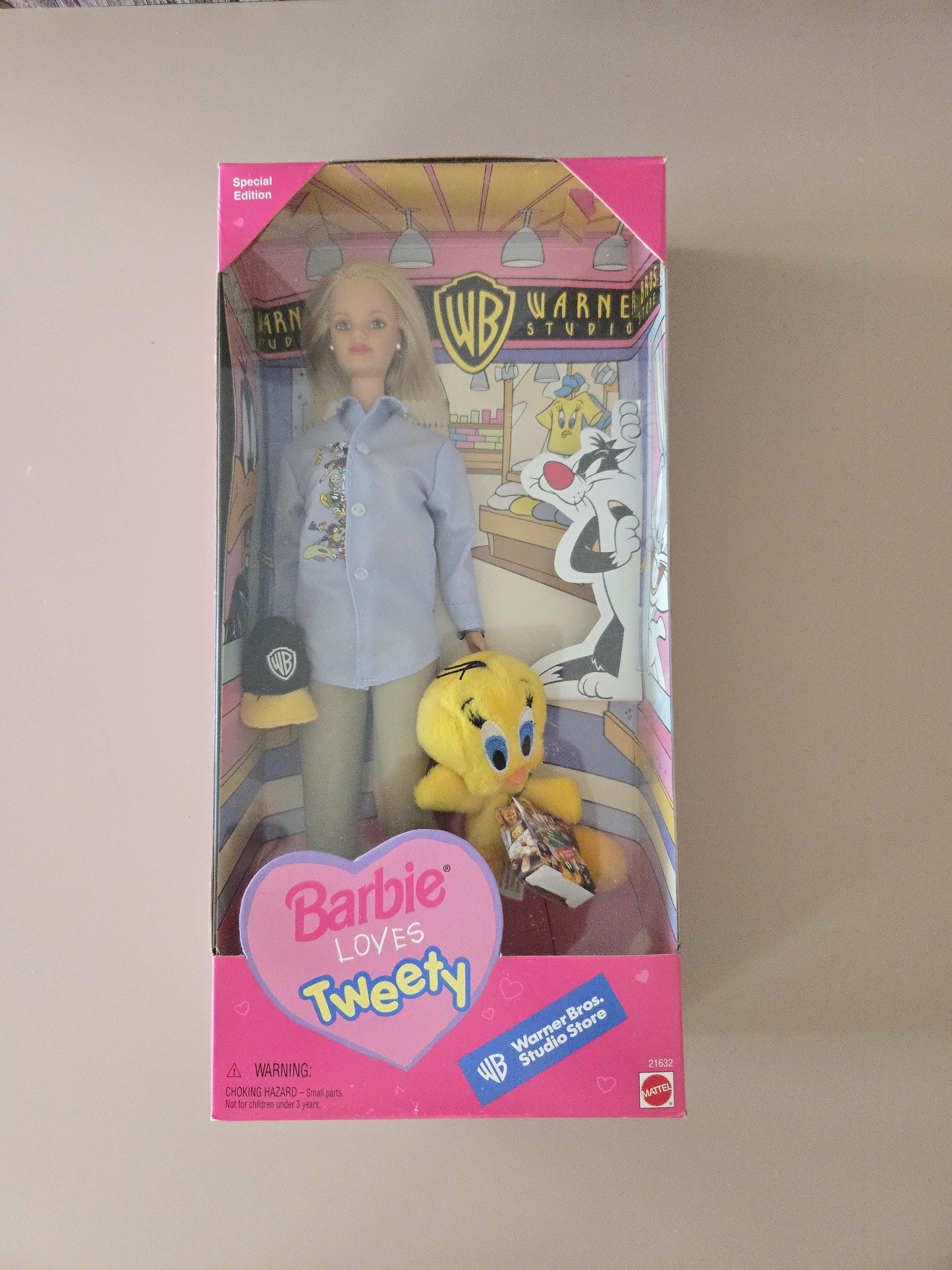 Barbie Loves Tweety Special Eddition 1998 Waner Bros. Studio Store