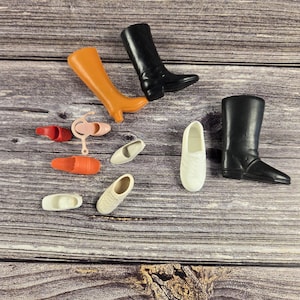 Vintage Barbie and Ken Replacement Shoes - no match pairs Acessories