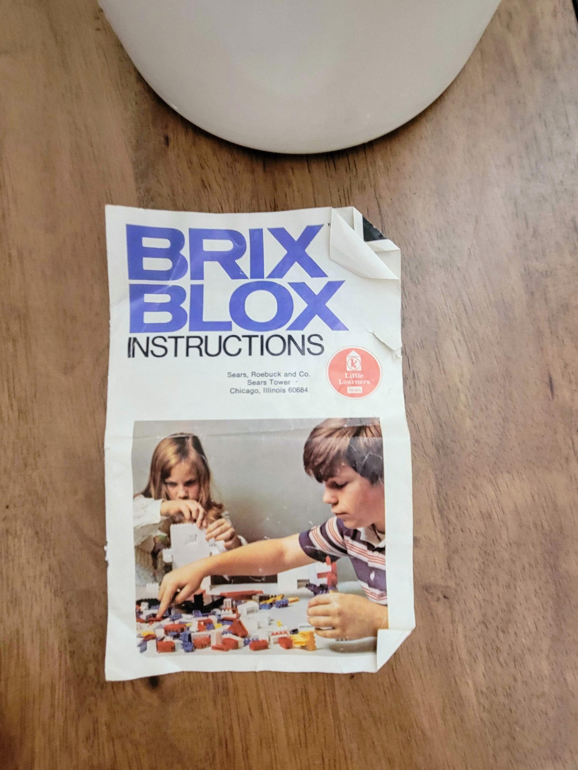 Vintage Sears 1980 Brix Blox Original Tub/bucket and Etsy