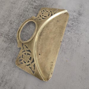 Vintage Brass Butler Crumb Pan, Country, Decor, Rustic, Laundry Room, Gift