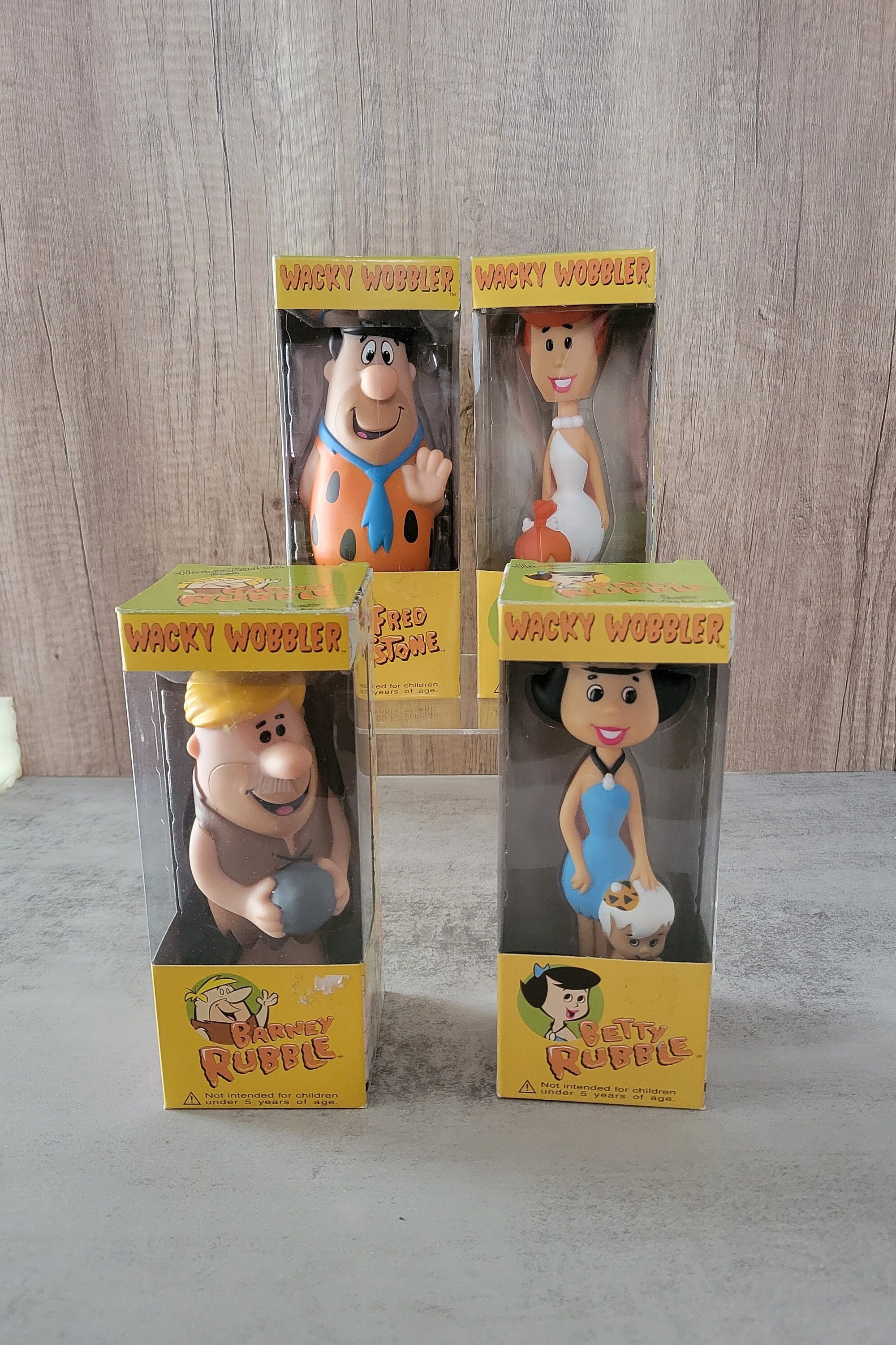 Funko Pop Wacky Wobblers Hanna Barbera the Flintstones Set of 4, Fred, Wilma, Barney, Betty MIB, Bobble Head, Cartoon, Stoneage, Gift - Etsy Funko Pop Wacky Wobblers Hanna Barbera the Flintstones Set of 4, Fred, Wilma, Barney, Betty MIB, Bobble Head, Cartoon, Stoneage, Gift - Etsy