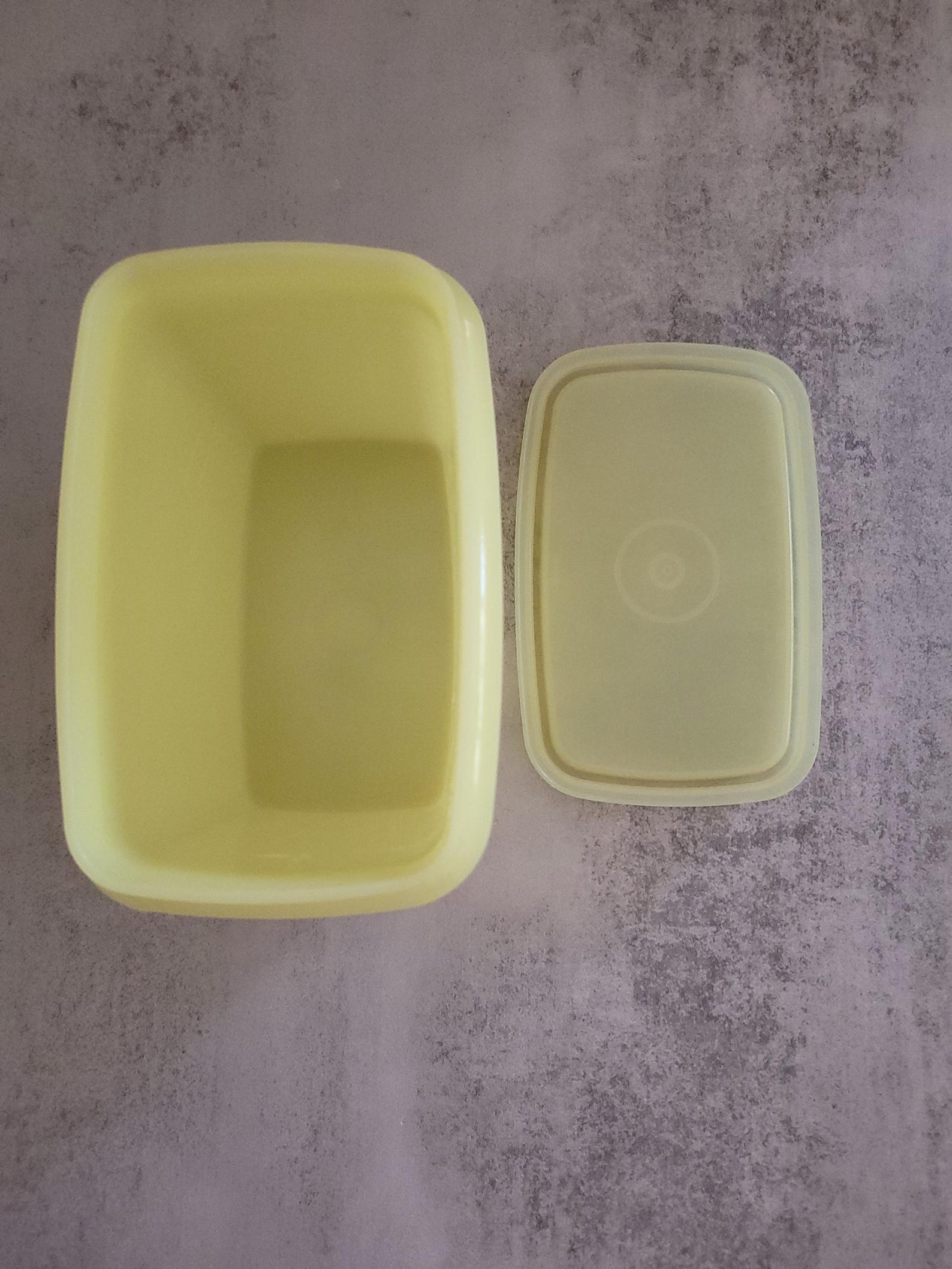 Vintage Tupperware Yellow Stacking Storage Container With Lid, Kitchen ...