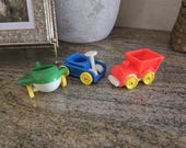 Vintage Fisher Price Little People – Riders Train, Airplane or Wagon
