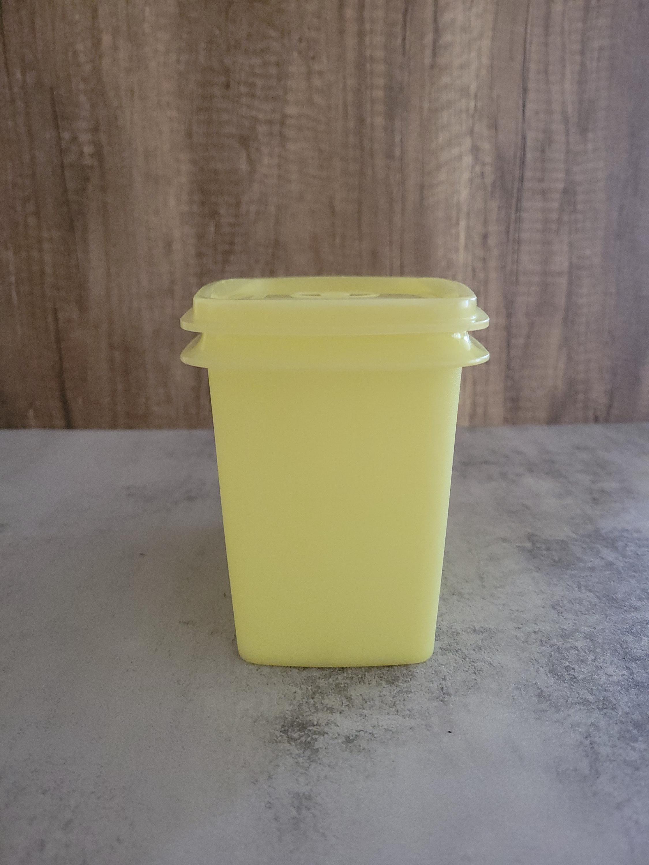 Vintage Tupperware Yellow Stacking Storage Container With Lid, Kitchen ...