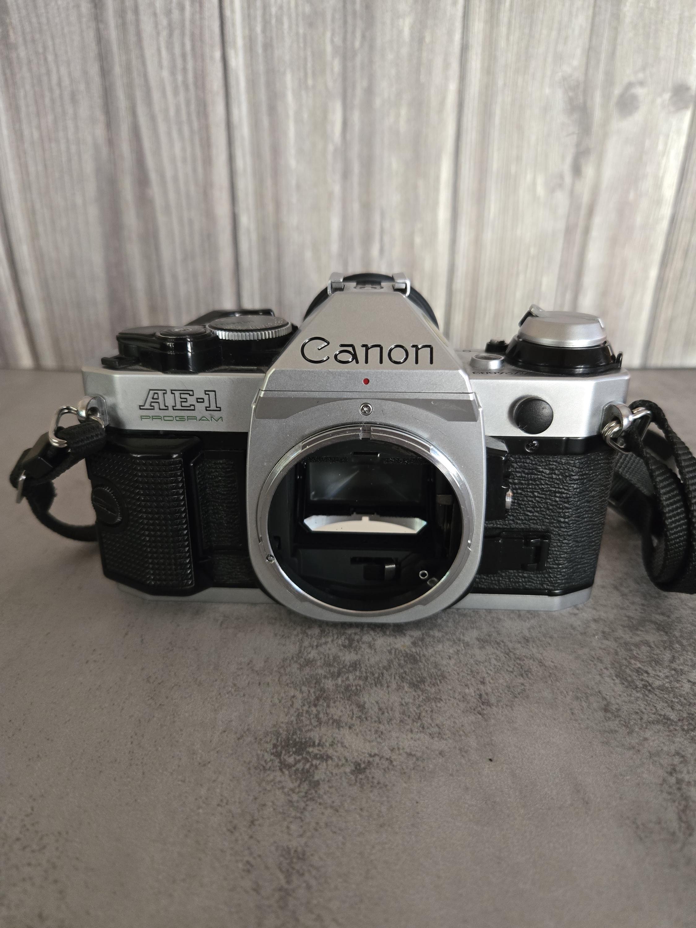 Canon 35mm AE-1 Program Body and Strap, Flim Camera, Canon SLR, FD