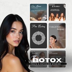Nurse Injector Instagram Templates I Botox Instagram Templates I Med Spa Instagram I Instagram Branding I Med Spa Botox Templates