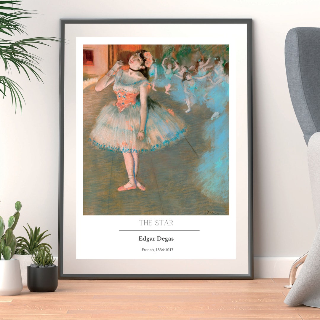 Edgar Degas, the Star, Printable Wall Art, Digital Download, Printable Art. - Etsy