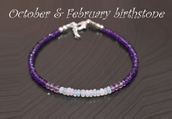 Opal and amethyst bracelet best sale