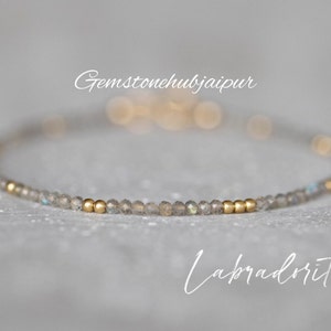 Labradorite bracelet / birthstone bracelet / labradorite jewelry / Crystal Bracelet / Valentine's Day Gift • Taurus Zodiac Mother's Day Gift