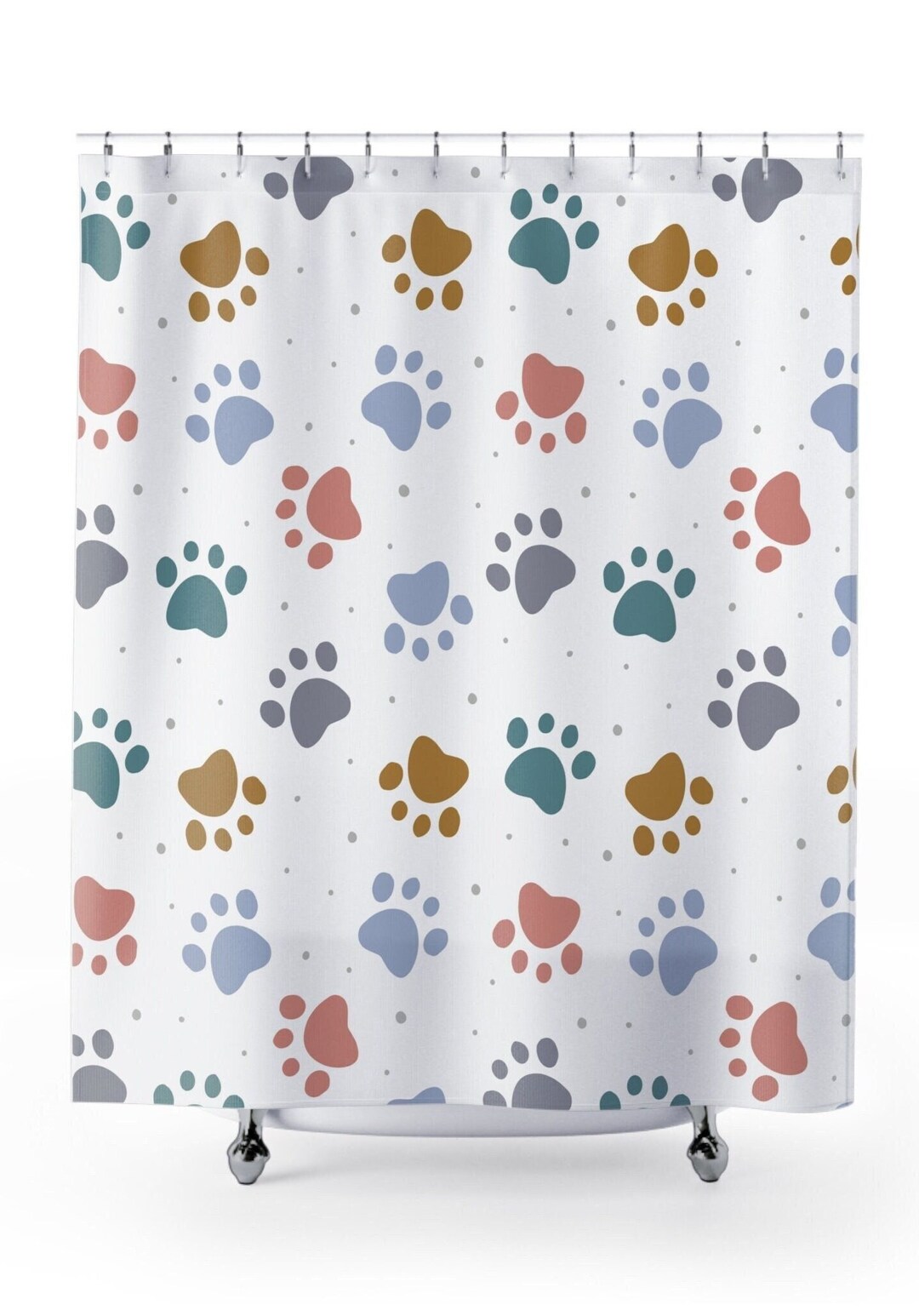 Classic Patchwork Paws Shower Curtain NCU0NNT2916