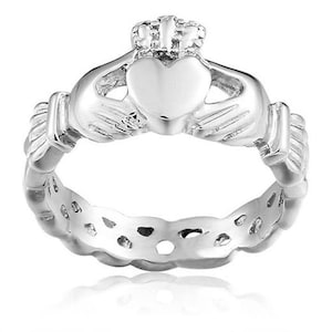 Irish Claddagh Ring (Premium Quality)
