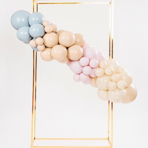 Gender Reveal Balloons Pink and Blue Balloons Boho Balloons Gender Reveal Garland He or She Girl or Boy Balloons Neutral Gender Reveal Arch