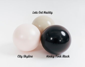 30th Birthday Balloons Adult Balloons Bachelorette Party Balloons 50th Birthday Balloons 21st Birthday Balloons Black Balloon Garland Kit