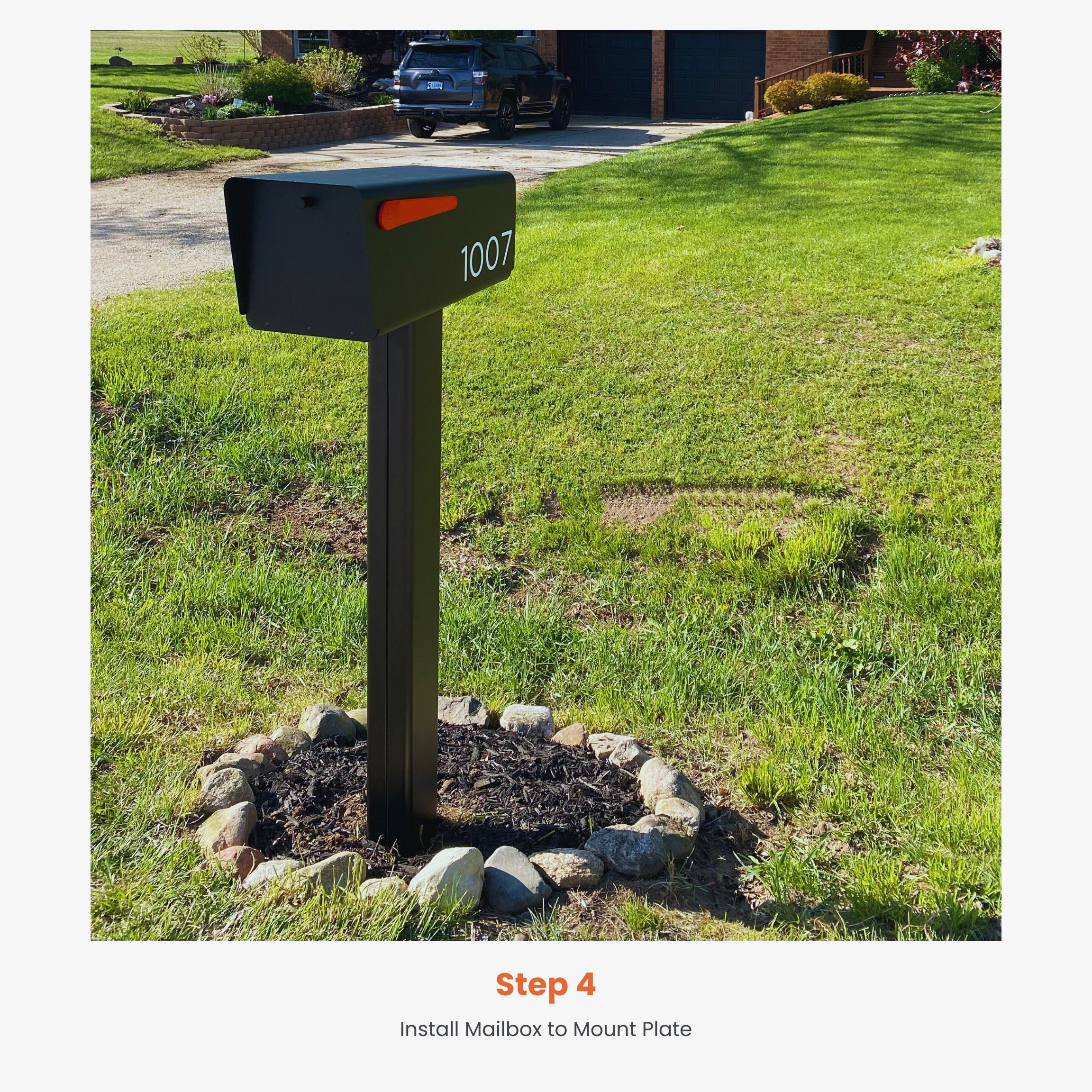 Rustproof Aluminum 4x4 Mailbox Post Cover: Black, Sage, Red - Etsy