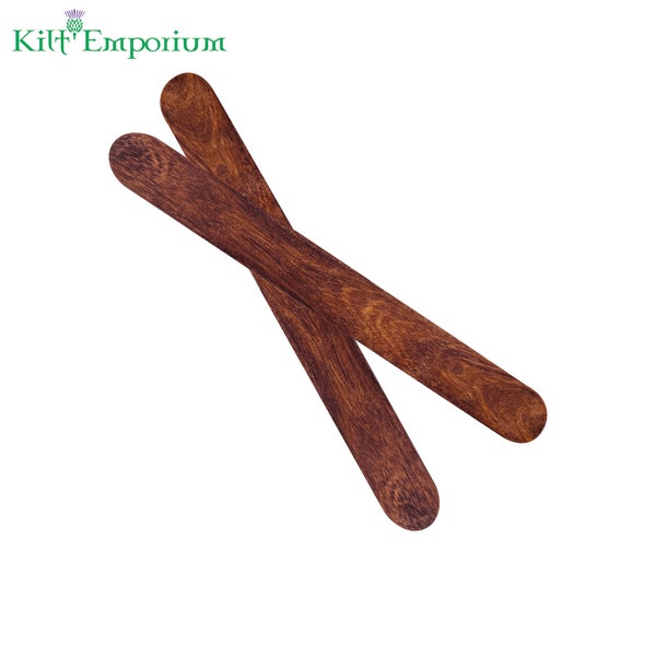 Handcrafted Folk Rhythm Wooden Bones - Solid Rosewood Rhythm Sticks - Folk Music Percussion Instrument