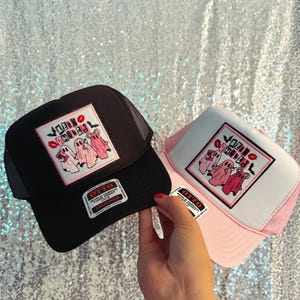 Mean Ghouls Trucker Hat | mean ghouls hat, Halloween, cute trucker hats, Halloween trucker hats, girly hat, gifts for her image 4