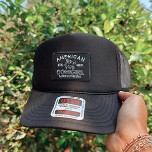 Cowgirl Trucker Hat | hats for women, trucker hat, western, cowgirl hat, cute trucker hats with patches, American hat, coastal cowgirl