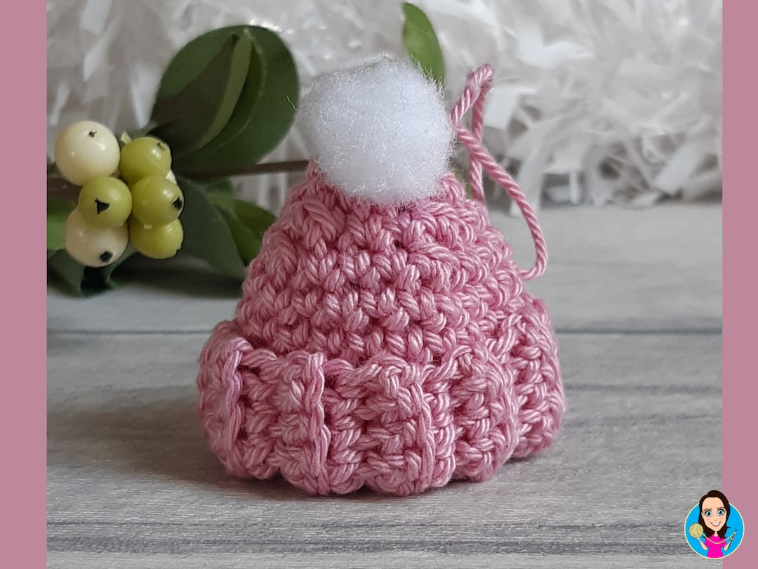 Bobble Hat Crochet Pattern for Miniature Bobble Hat Christmas