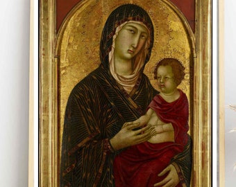 イタリア製 聖母子像 壁掛けアート ボード絵 宗教画 La Madonnina Episodio 7 La Madonnina（ラ・マドンニーナ）【Mia preferita